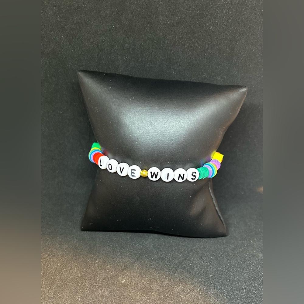 Love Wins Heishi Bracelet